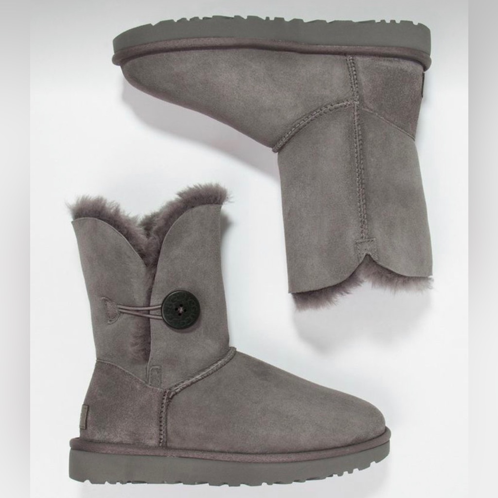 Ugg Gray Bailey Button Boots